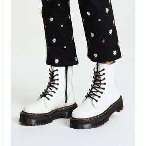 Dr. Martens Jadon boot in White size: Women’s 5
